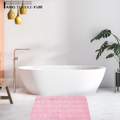100% Polyester Bathtub Soft Shaggy Bath Rug Mat Water Absorbent